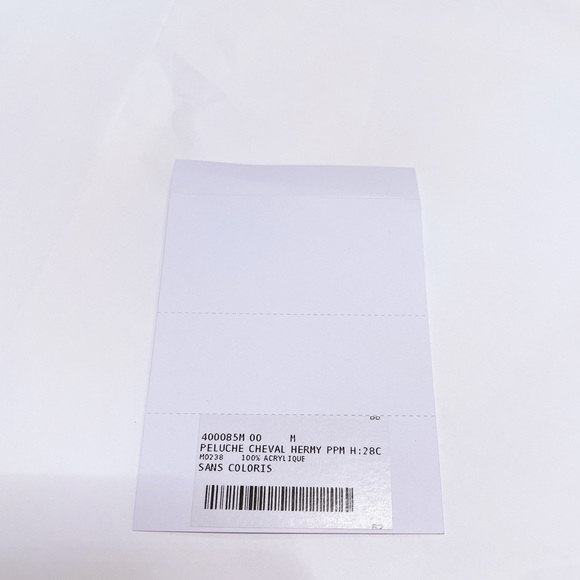 HERMES🍊 Hermy Plush Horse TPM (xs model) - Picture 5 of 8